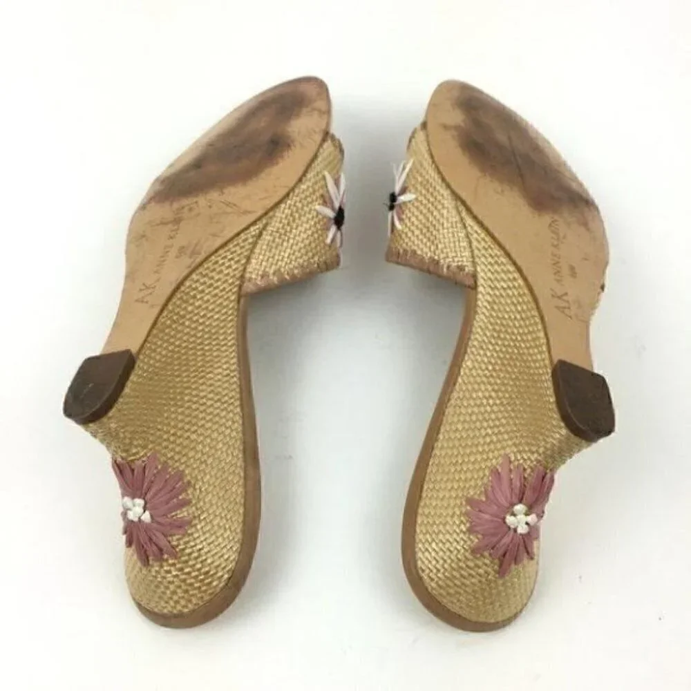 Ak Anne Klein Heels Sz 6.5 Machallice Multicolored